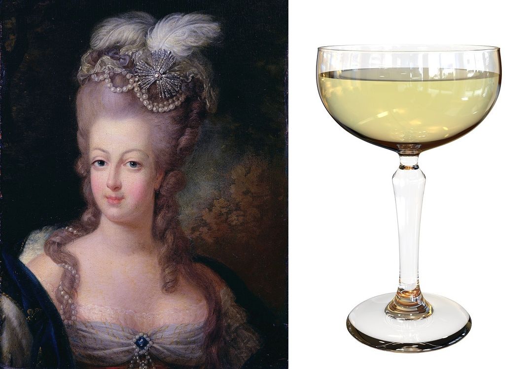 Marie antoinette champagne glasses shop for sale